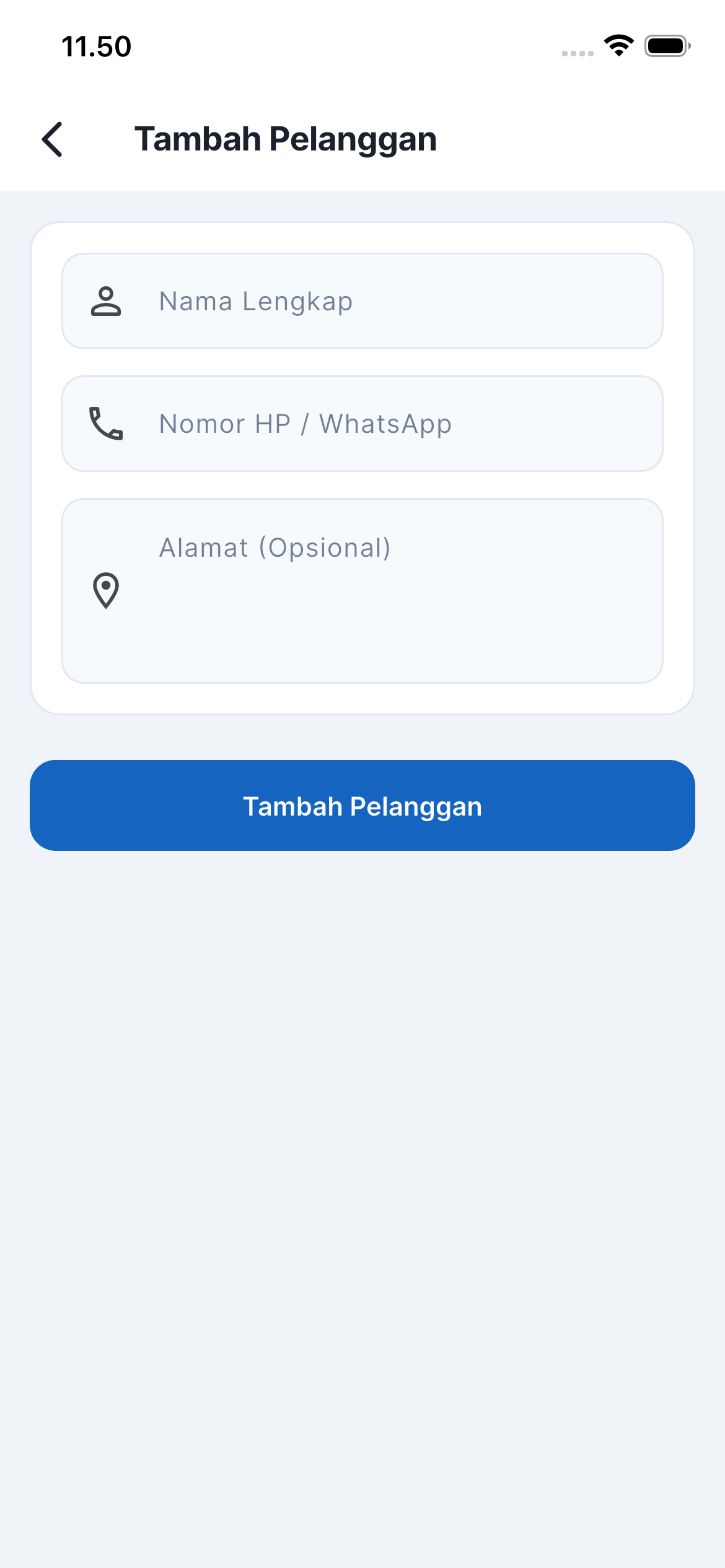 Screenshot Bersih Laundry