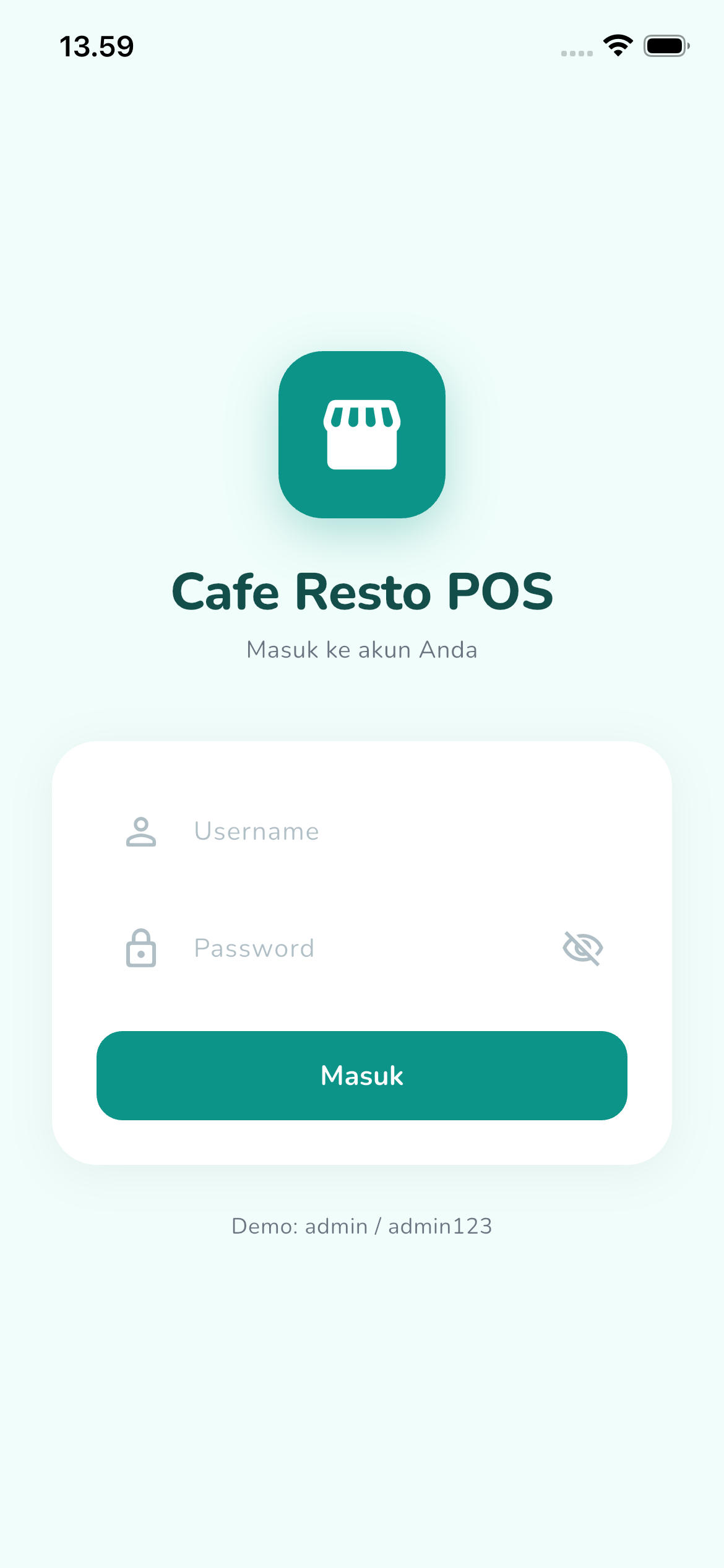 Screenshot Cafe Resto