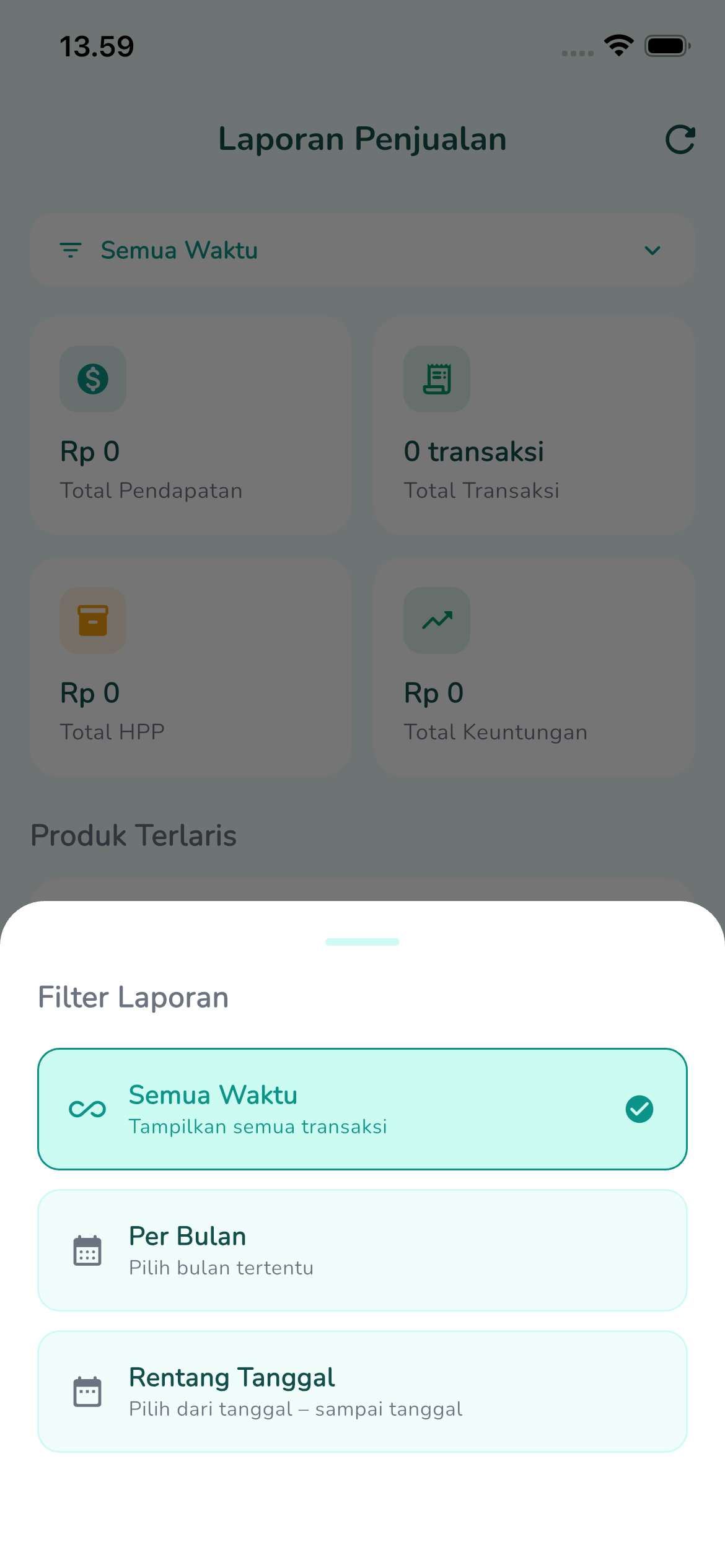 Screenshot Cafe Resto